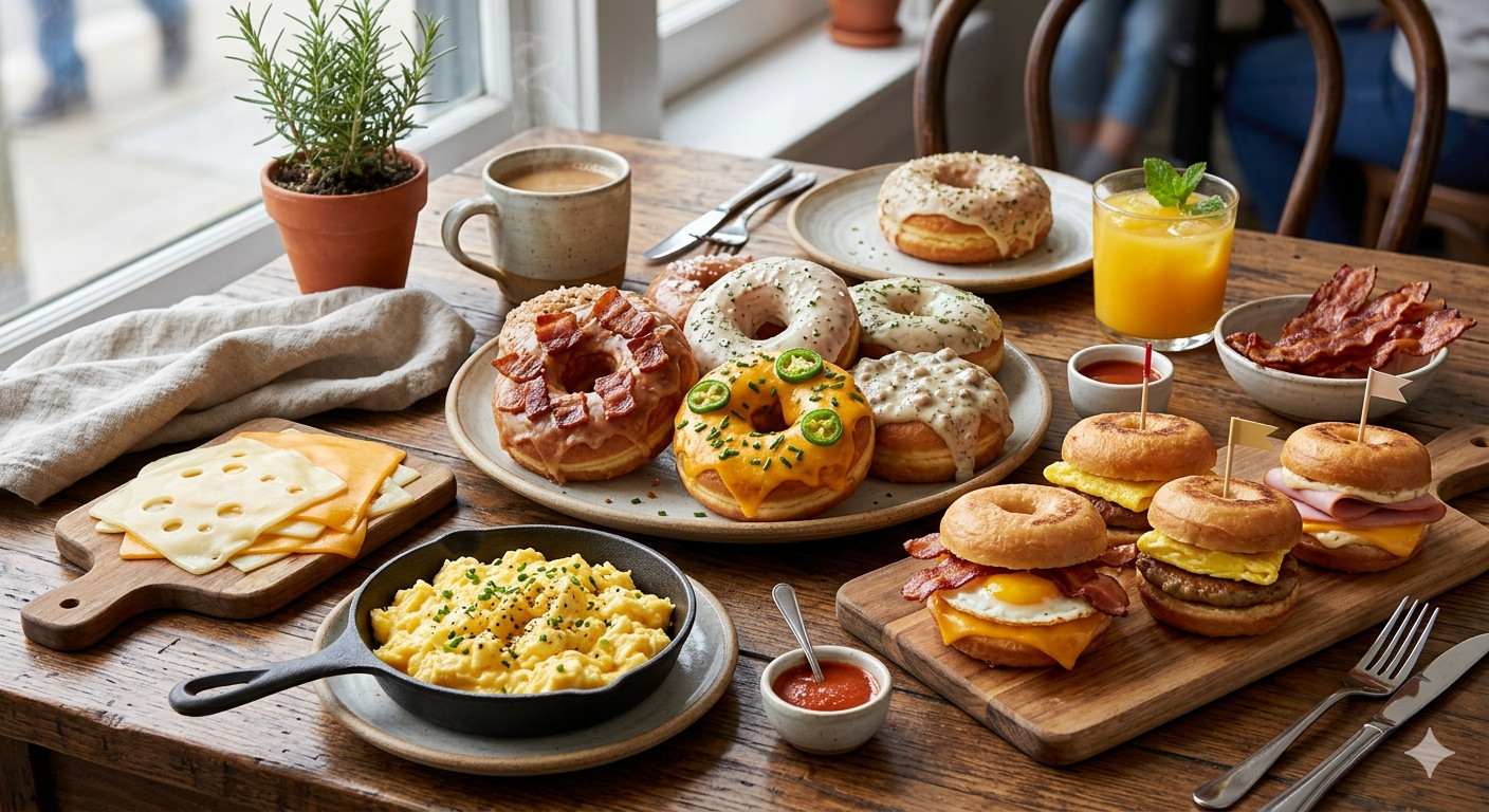 Savory donut pairings